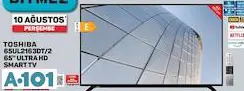 TOSHİBA 65 ULTRA HD SMART LED TV/AKILLI TELEVİZYON TOSHİBA 65 ULTRA HD SMART LED TV/AKILLI TELEVİZYON